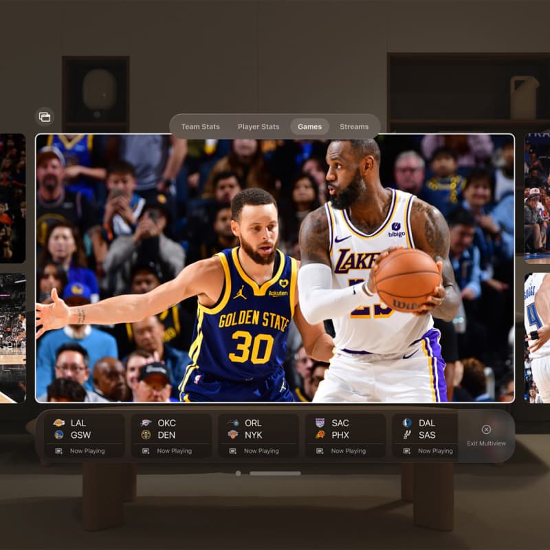 TV app brings multiview to Vision Pro