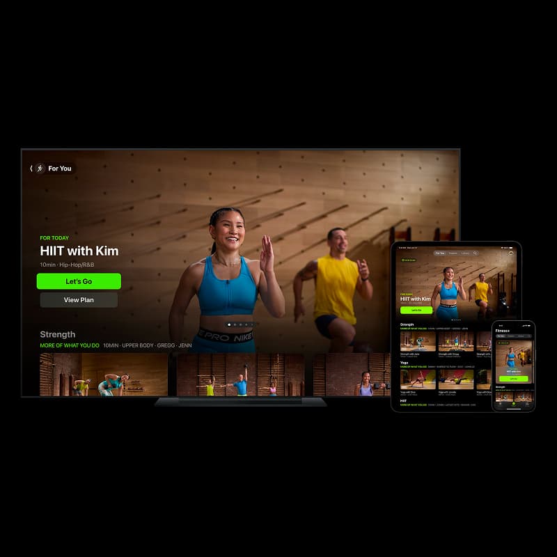 The Fitness+ redesign features personalization